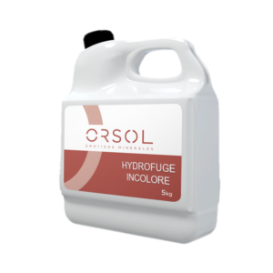 Hydrofuge incolore 5 litres Matiera Orsol – traitement imperméabilisant pour plaquettes de parement en pierre reconstituée et brique – en vente chez Orpa Matériaux (Elaustore)