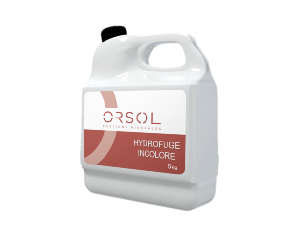 Hydrofuge incolore 5 litres Matiera Orsol – traitement imperméabilisant pour plaquettes de parement en pierre reconstituée et brique – en vente chez Orpa Matériaux (Elaustore)