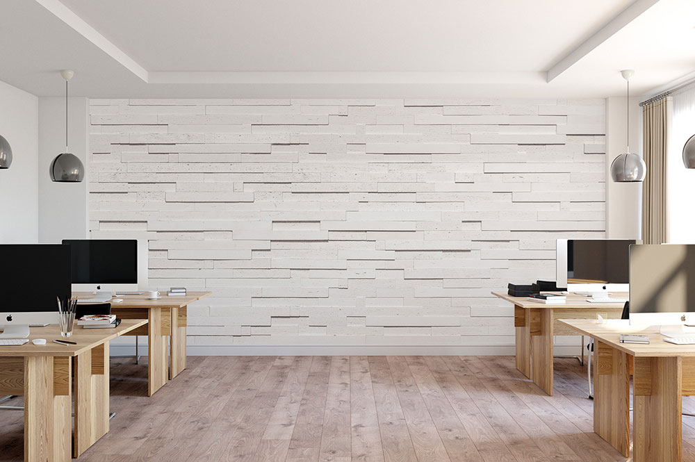 Pierre Reconstituée Verniprens Tivoli pour décoration murale intérieure, finition élégante et naturelle.