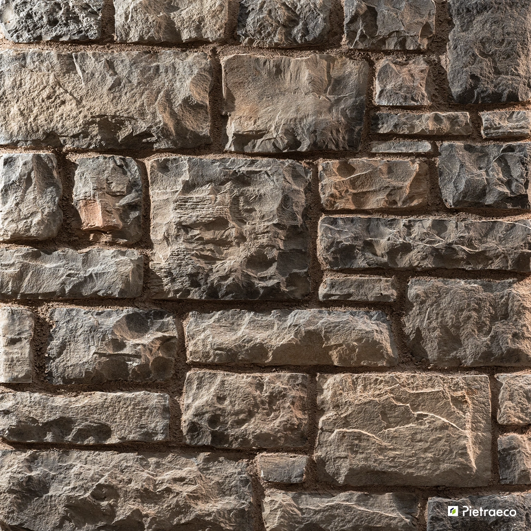 Pierres Pietraeco Pietre – Pierre Pietre Masso Credaro Café pour parement mural Visualisation des Pierres Pietraeco Pietre – Pierre Pietre Masso Credaro Café pour parement mural extérieur et intérieur, produit RASTONE en vente chez Orpa Matériaux (Elaustore)