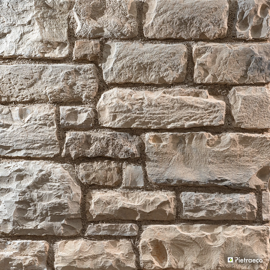 Pierres Pietraeco Pietre – Pierre Pietre Masso Credaro Sabbia e pour parement mural Visualisation des Pierres Pietraeco Pietre – Pierre Pietre Masso Credaro Sabbia pour parement mural extérieur et intérieur, produit RASTONE en vente chez Orpa Matériaux (Elaustore)